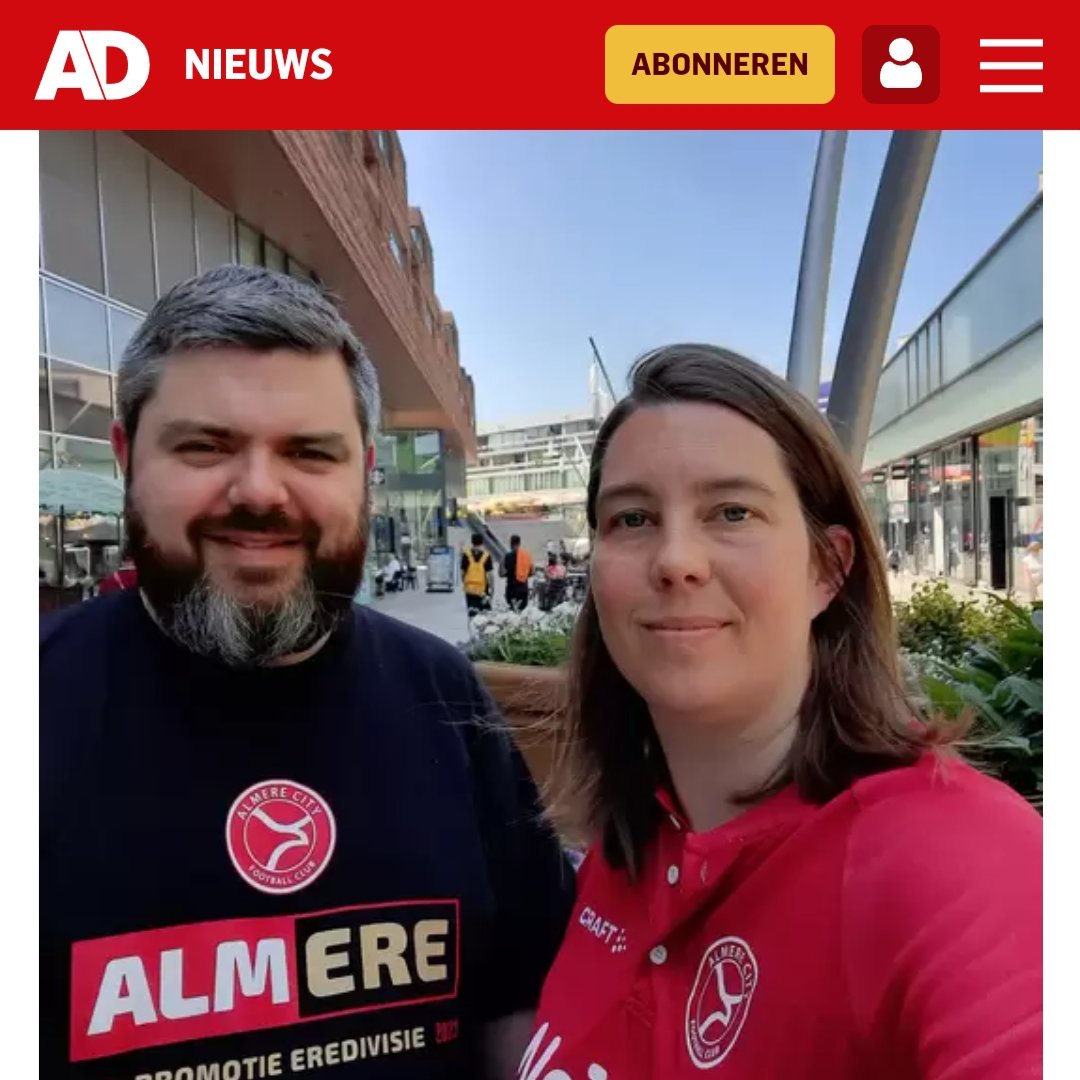 Vandaag mocht ik mijn trots voor Almere delen in het #AlgemeenDagblad 

"Wij bepalen de tradities van de toekomst."

De online versie heeft ook onze foto erbij ☺️

#Almere #ALLY #AlmereCity #trots