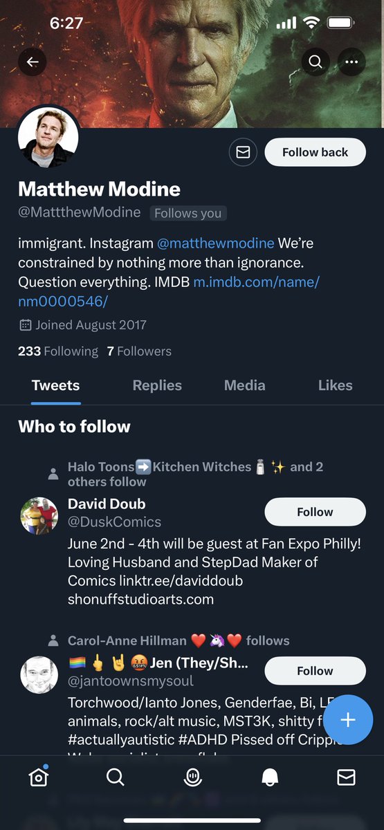 Looks like you have a pos faker @MatthewModine . Reported!!!