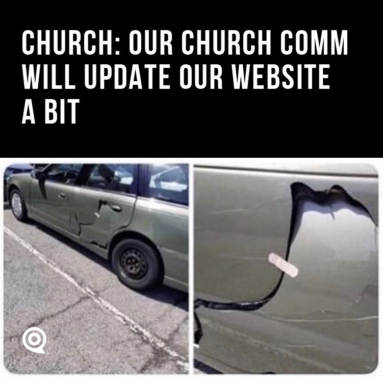 Stop 🛑 applying a bandaid 🩹 to your #church #website. Let’s fix it properly. ⁠
⁠
Start here: beknownforsomething.com/website-assess…
⁠
#beknownforsomething #discoveryourthread #churchcomm #churchcomms #church #branding #leadership #pastor #website #communication