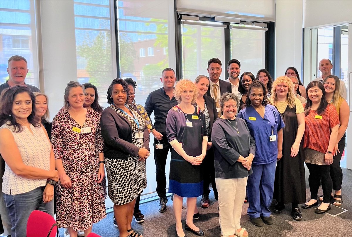 📸 Great to welcome <a href="/LynRomeo_CSW/">Lyn Romeo</a>, England’s Chief Social Worker for Adults, today to hear about the work of our Social Work &amp; Adult Safeguarding team.

During the visit <a href="/LynRomeo_CSW/">Lyn Romeo</a> met with staff from across the Trust, and visited services at King's College Hospital.