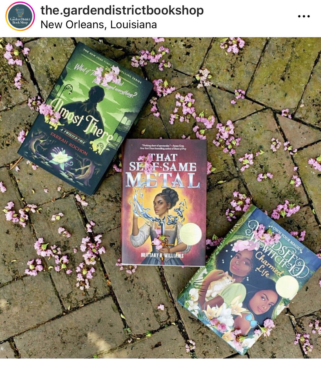 Marti Dumas is at 34,517 words. (@martiandredumas) on Twitter photo You: I’m in the mood for kid-friendly modern magic, extra drama.
You: I ❤️ Princess Tiana!
You: Know what Shakespeare’s London needed? Metal bending +Fae intrigue. 🗡️
If any of that is YOU, come see me, <a href="/BrittanyActs/">Brittany N. Williams</a>, & <a href="/FarrahRochon/">Farrah Rochon</a> TONIGHT at 6PM at <a href="/TheGDBookShop/">the garden district book shop</a>. You: I’m in the mood for kid-friendly modern magic, extra drama.
You: I ❤️ Princess Tiana!
You: Know what Shakespeare’s London needed? Metal bending +Fae intrigue. 🗡️
If any of that is YOU, come see me, <a href="/BrittanyActs/">Brittany N. Williams</a>, & <a href="/FarrahRochon/">Farrah Rochon</a> TONIGHT at 6PM at <a href="/TheGDBookShop/">the garden district book shop</a>.