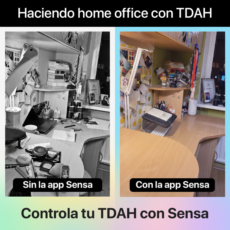 SensaHealth's tweet photo. Sabemos que vivir con TDAH puede ser difícil. Es por eso que creamos la app Sensa, para ayudarte a ti y a millones de personas a aprender diferentes estrategias para mejorar su bienestar.👇