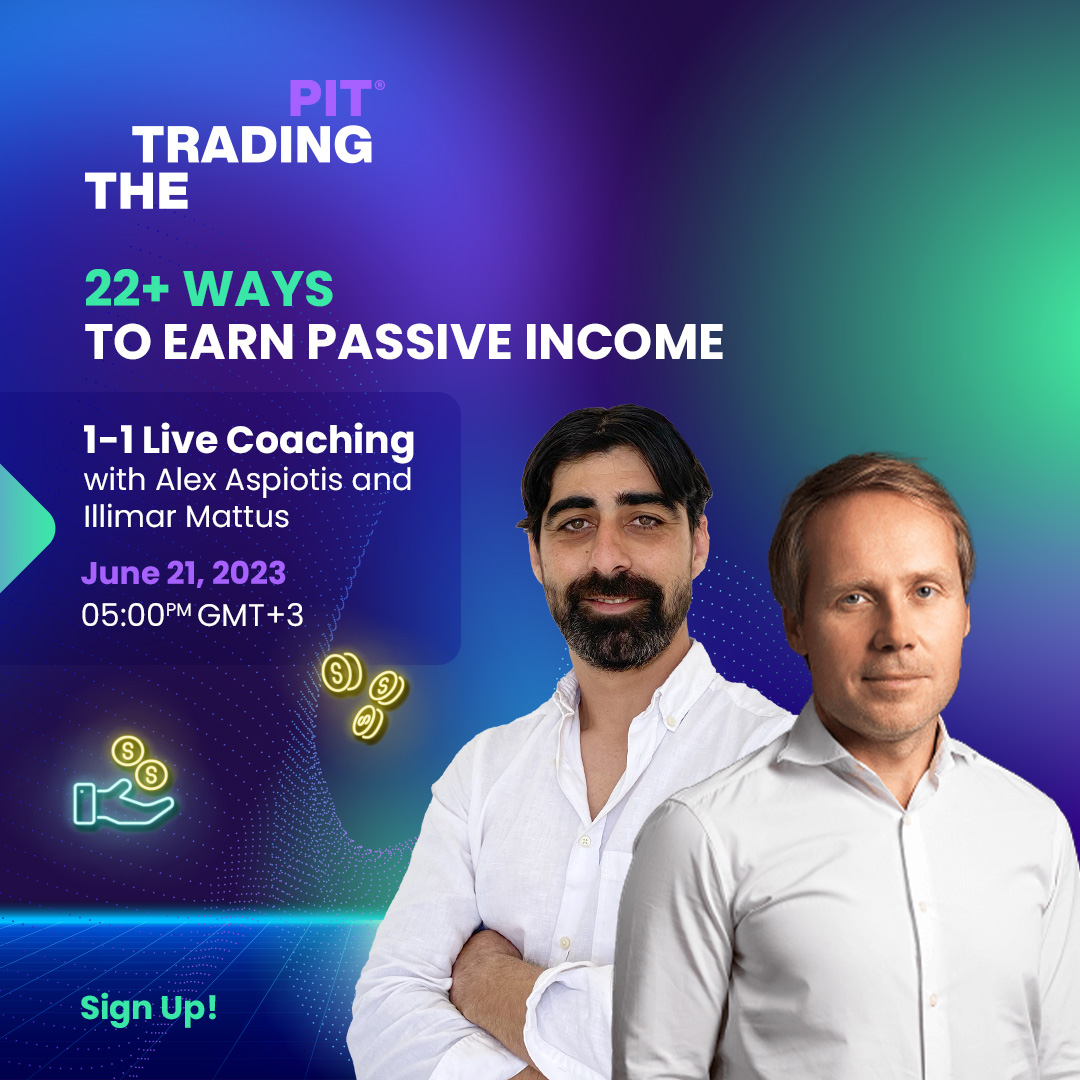 🚀 Ready to launch into a future of financial freedom? Join our 1-1 live #coaching with Alex Aspiotis & Illimar Mattus and learn 22+ ways to earn passive income with our exclusive webinar. 
Sign up NOW 👉 rb.gy/ndrsq
#livecoaching #financialfreedom #traders