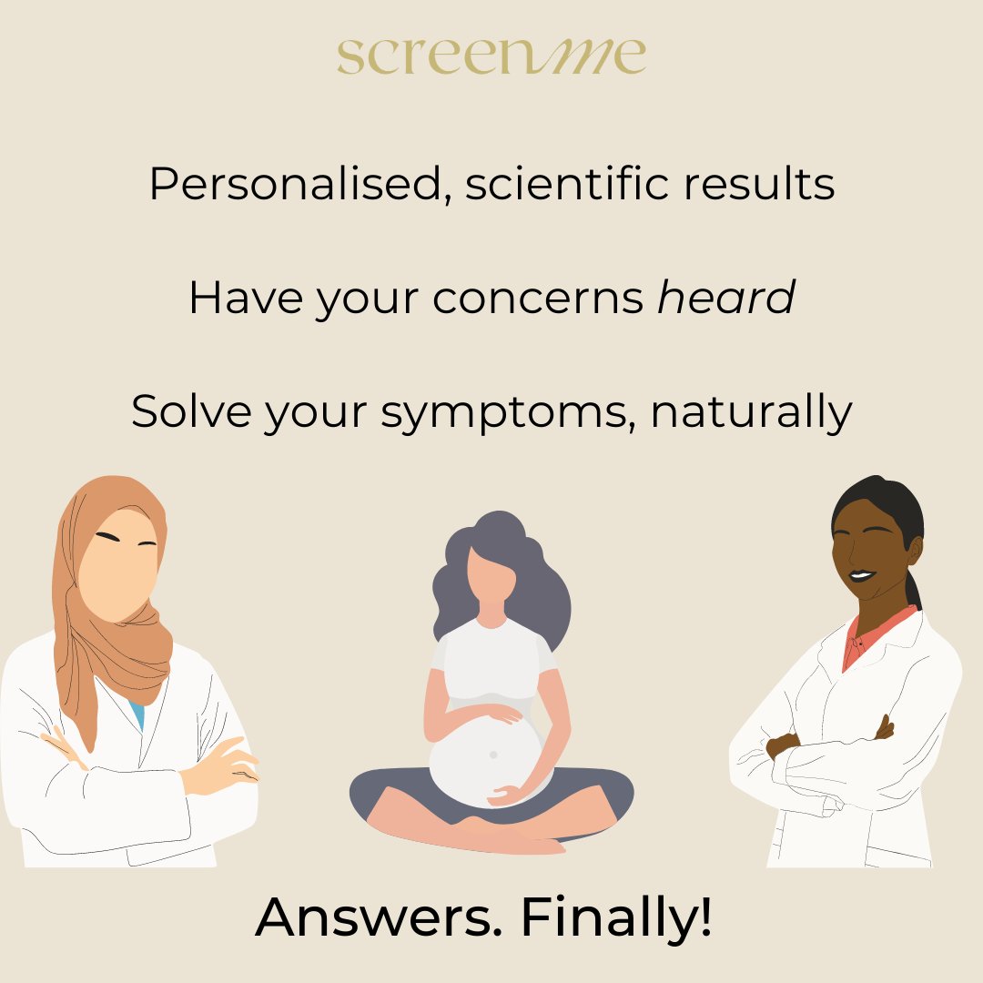 Women so often normalise and ignore their pain, uncomfortable symptoms and concerns.

ScreenMe is here to put an end to this. Our tests give you the scientific results so you can understand your own body.