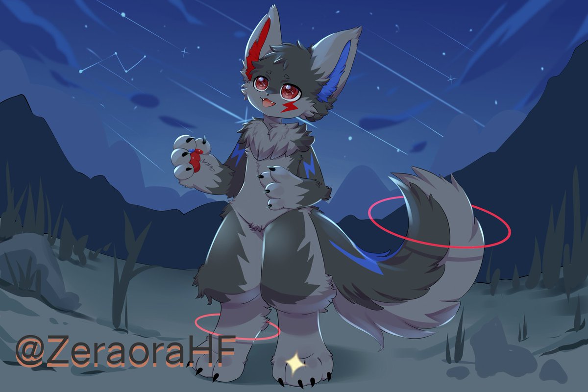 ZeraoraHF's tweet photo. It me！
Now I am not only a Zeraora, but also a furry~ 
Does the painting look good? https://t.co/igofS3TSzb