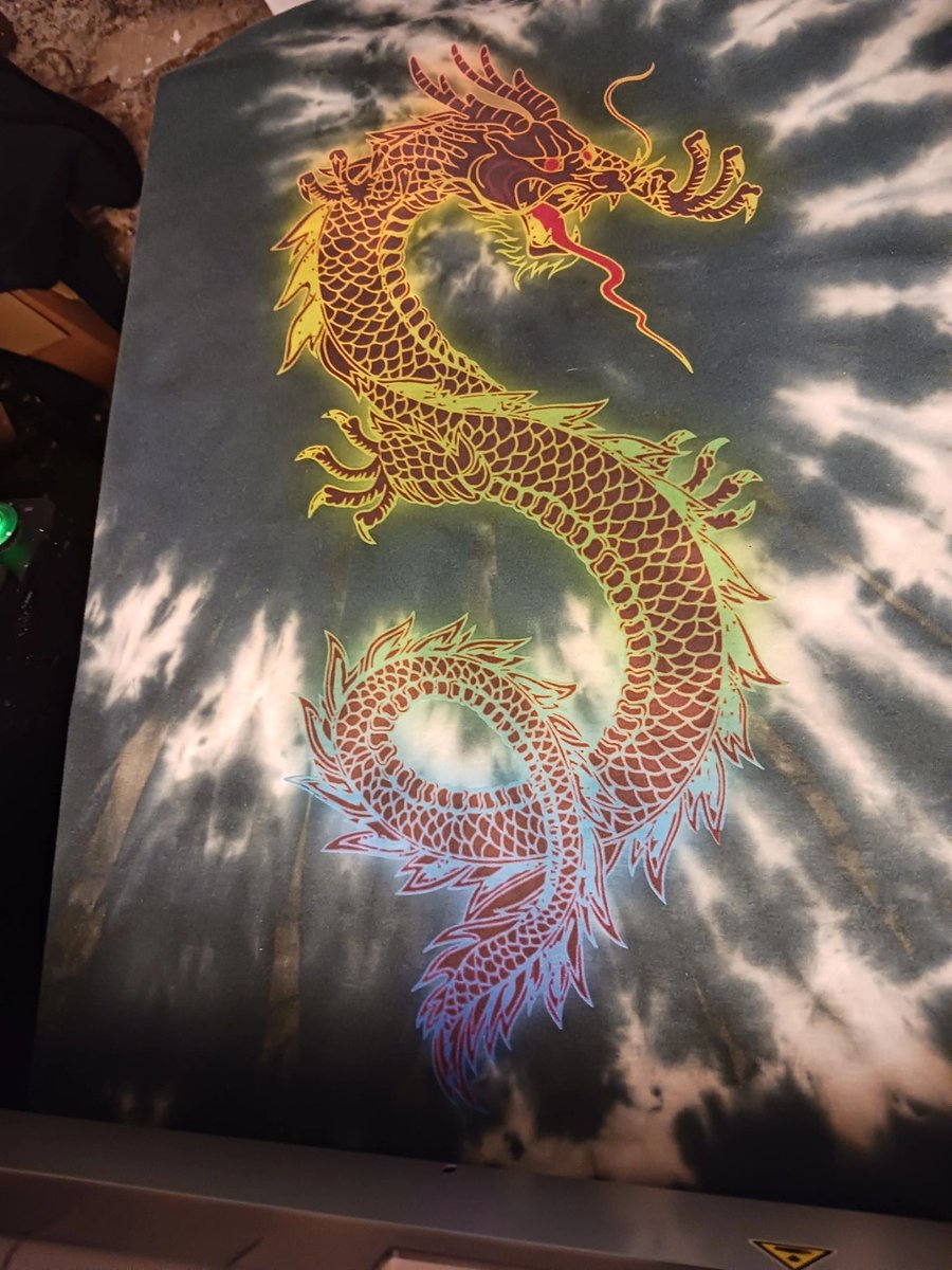 OH. MY. DAZE!  That's pharrrkin AMAZING!

Psychedelic Chinese Dragon © T-shirt on black & white tie dye

skullprint.co.uk/shop/ols/produ…

#tshirt #tshirts #skullcat #skullprint #dragon #dragontshirt #chinesedragon #wyrm #psychedelic #psychedelia #psychedelicfashion #amazing  #tiedye