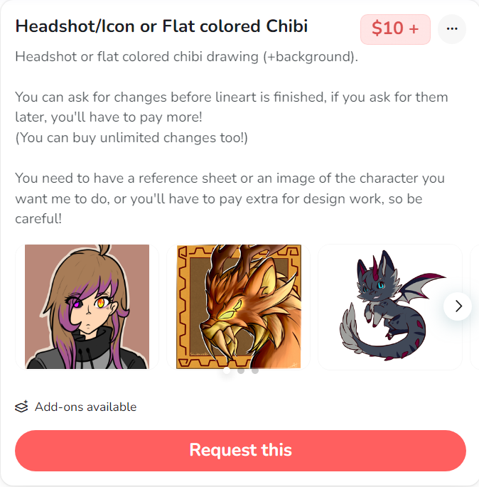 ShadrakeAG's tweet photo. ✨My Commissions are open on Ko-fi!✨
 
Lowered the prices since I need to save up for my studies 🫠

(Extra styles below)

https://t.co/O5CgwFfJVD https://t.co/HKTpYhYsdb