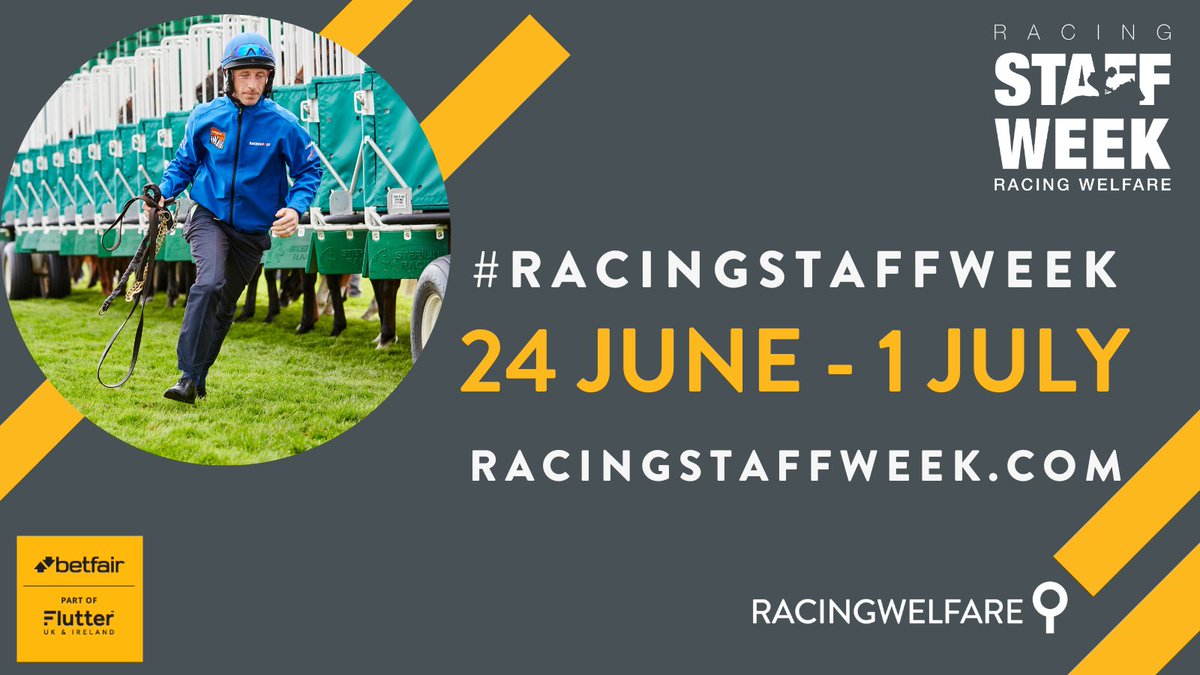 ✨Racing Staff Week is back for 2023✨

This year's #RacingStaffWeek runs from Saturday 24th June - Saturday 1st July to find out more and how to get involved visit - racingstaffweek.com