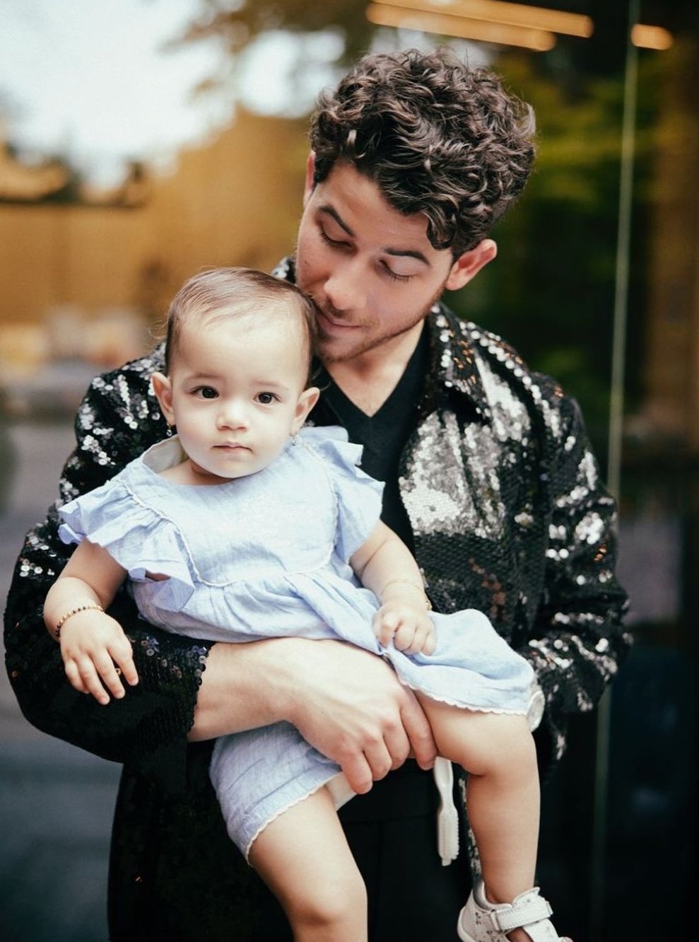 American singer and actor Nick Jonas shares adorable picture with daughter Malti.