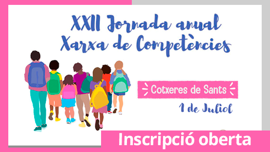 xtec's tweet photo. Encara us podeu inscriure a la XXII Jornada anual de la #XarxaDeCompetències que se celebrarà l'1 de juliol. Podeu fer la inscripció mitjançant l'enllaç que trobareu més avall. Us hi esperem!

📅 Fins a l'1 de juliol de 2023

🔗 https://t.co/lxXftMwbGc

#AlsCentres https://t.co/WujdO1nJFv