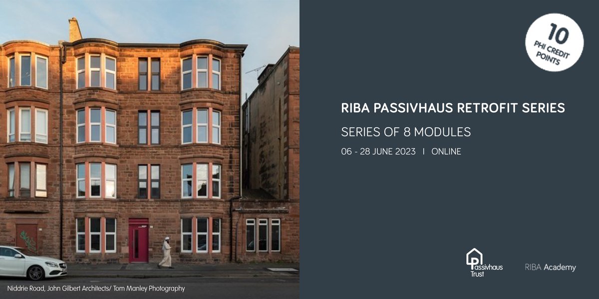 On TODAY! <a href="/RIBA/">Royal Institute of British Architects</a> 
Discover more about #Passivhaus #retrofit with @SarahEllenPrice <a href="/qodaconsulting/">QODA Consulting</a> &amp; <a href="/BobPrewett/">Robert Prewett</a> Prewett Bizley Architects
ow.ly/VGEz50OMjo9

#LunctimeLearning #ArchitectsDeclare #TuesdayThoughts #TrainingTuesday #EnerPHit #PassiveHouse @the_iPHA