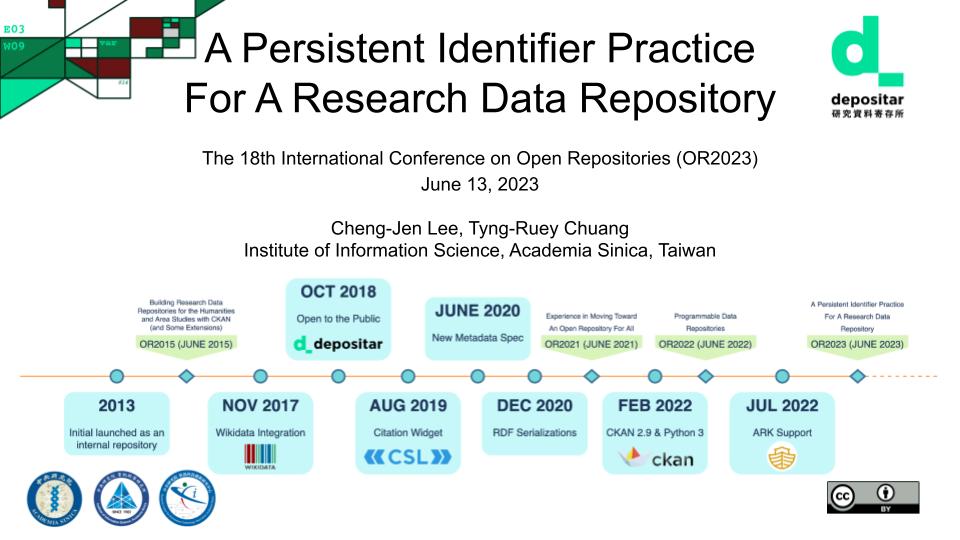 _depositar's tweet photo. 在今天稍晚的 Open Repositories 2023 中，我們將討論於研究資料寄存所導入 ARK 持續識別碼時，面臨的實務問題：

https://t.co/jC0084Uz4T

#openrepos2023 #ARK #CKAN https://t.co/Fwy1imim7a