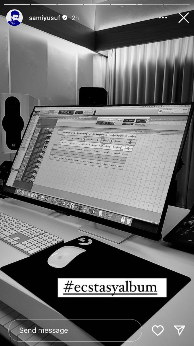 GhudyAngelConda's tweet photo. #EcstasyAlbum is Coming &amp; first single of his new upcoming album also is coming!!! Relive these behind the scenes studio recordings that got more than a exciting feels inside

@SamiYusuf 

#Ecstasy #EcstasyTheAlbum #SY12 #samiyusuf #spiritique #mystique #musictwt #musiccommunity https://t.co/xbcEKUGiIW