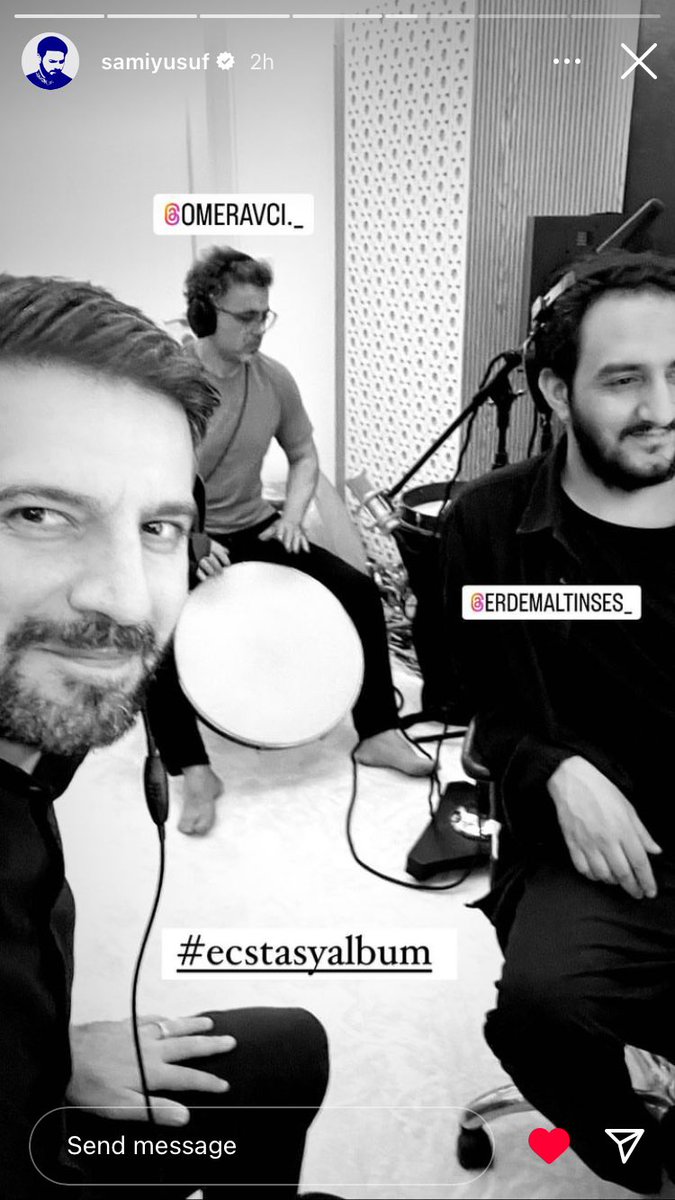 GhudyAngelConda's tweet photo. #EcstasyAlbum is Coming &amp; first single of his new upcoming album also is coming!!! Relive these behind the scenes studio recordings that got more than a exciting feels inside

@SamiYusuf 

#Ecstasy #EcstasyTheAlbum #SY12 #samiyusuf #spiritique #mystique #musictwt #musiccommunity https://t.co/xbcEKUGiIW