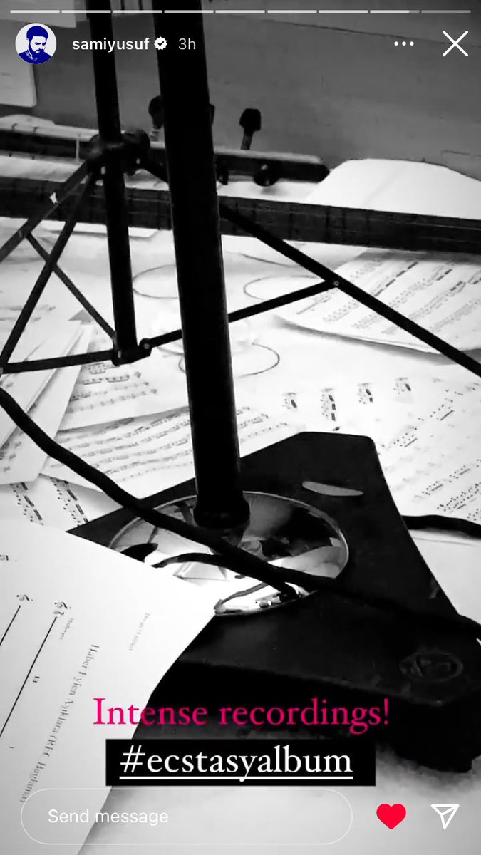 GhudyAngelConda's tweet photo. #EcstasyAlbum is Coming &amp; first single of his new upcoming album also is coming!!! Relive these behind the scenes studio recordings that got more than a exciting feels inside

@SamiYusuf 

#Ecstasy #EcstasyTheAlbum #SY12 #samiyusuf #spiritique #mystique #musictwt #musiccommunity https://t.co/xbcEKUGiIW