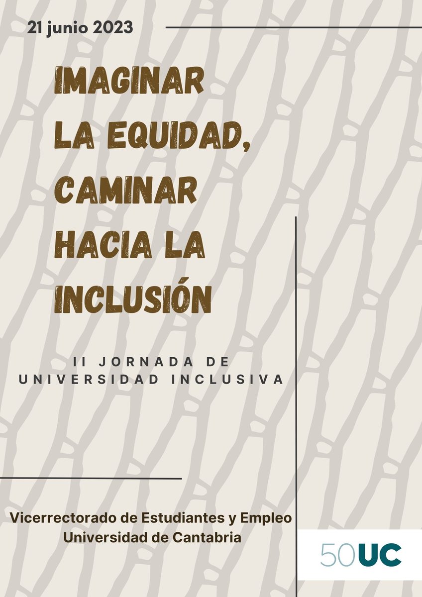JORNADAS 💼 |¿Perteneces a la comunidad <a href="/unican/">Universidad de Cantabria</a> ? Aún estás a tiempo para inscribirte a las II Jornadas de Universidad y Discapacidad. Ya seas PAS, PDI o alumnado, te esperamos.

Actividad gratuita y certificada.

 🗓️21 de junio

ℹ️ Más info en:

web.unican.es/unidades/souca…