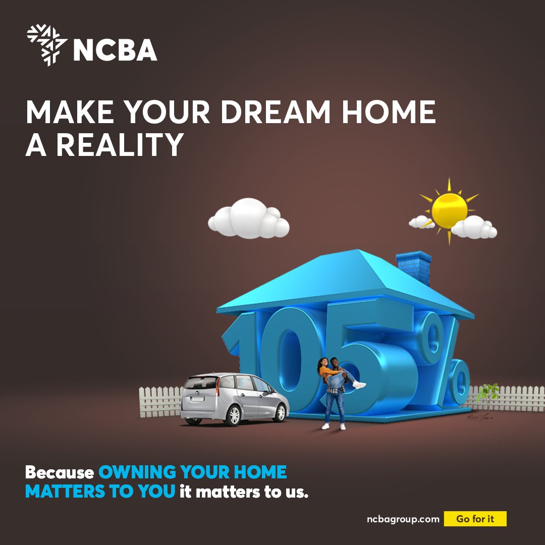 Own your dream home with our affordable housing solutions designed for individuals earning Kshs 150,000 per month and below. 
#NCBAPropertyFinance #GoForIt
