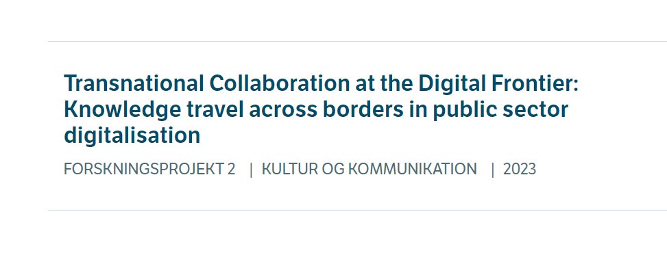 cdw_itu's tweet photo. We are happy to share the news: Irina Papazu, Head of CDW, has received a research grant from Danmarks Frie Forskningsfond for a project on Transnational Collaboration at the Digital Frontier: Knowledge travel across borders in public digitalization✨ https://t.co/b8opSve7ES https://t.co/LDaRgFLZU1