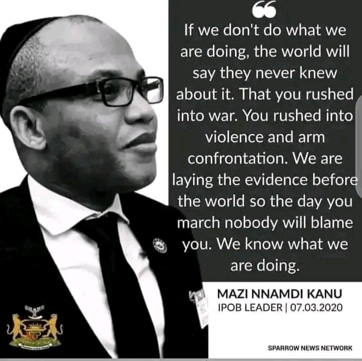 ManexcelO's tweet image. NIGERIA government free the INNOCENT freedom fighter prophet #mnk.
Free mnk he no commited No crime even as that court discharged and acquitted MNK.
Free him now.