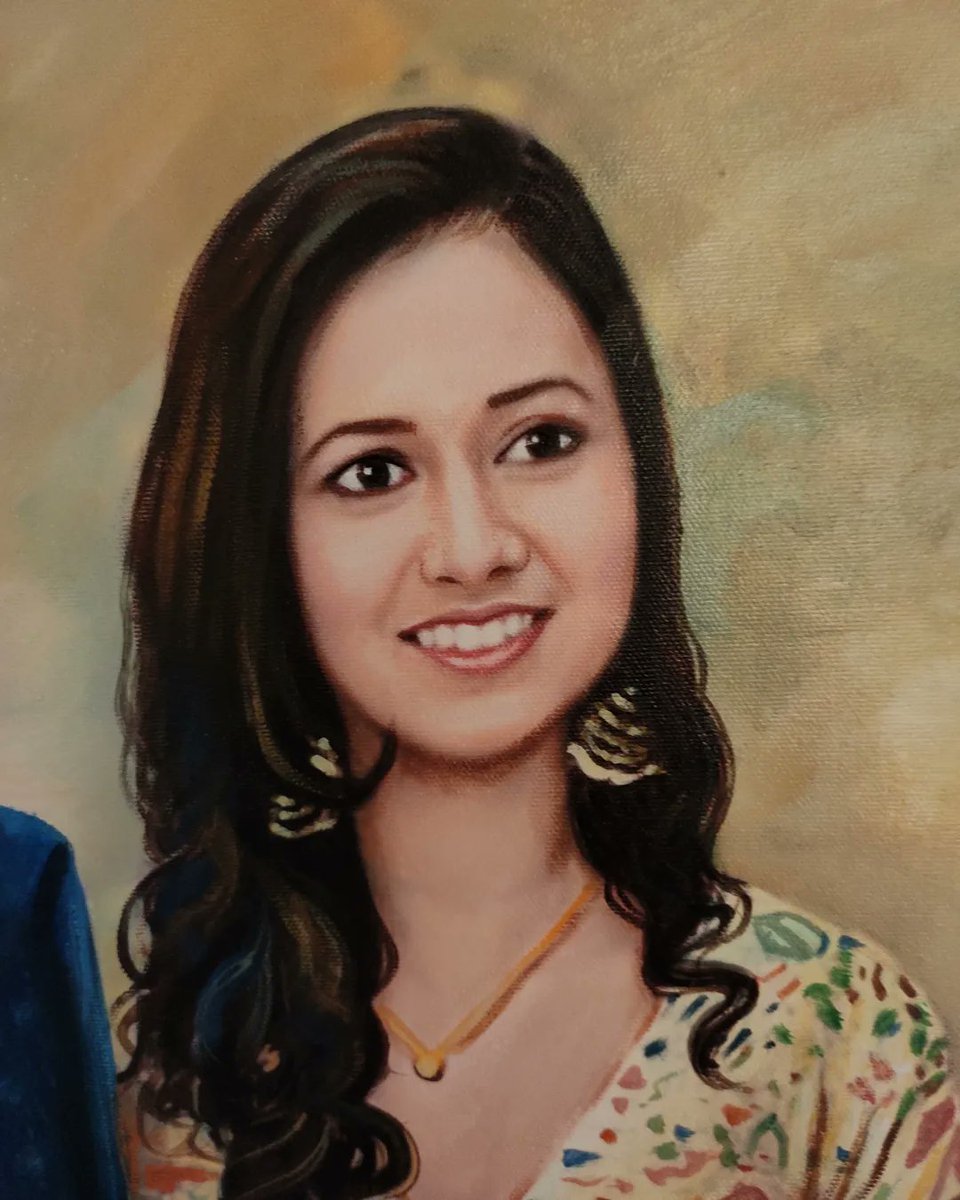 A beautiful engagement gift. A custom handmade portrait painting 💙 Cherish your memories with #paintphotographs 💍🎉
Medium: Oil painting on canvas 🎨
Size: 34 inches x 26 inches
.
.
.
#engagementgift #weddinggifts #anniversarygift #gift #giftsforher #RomanticGifts #homedecor