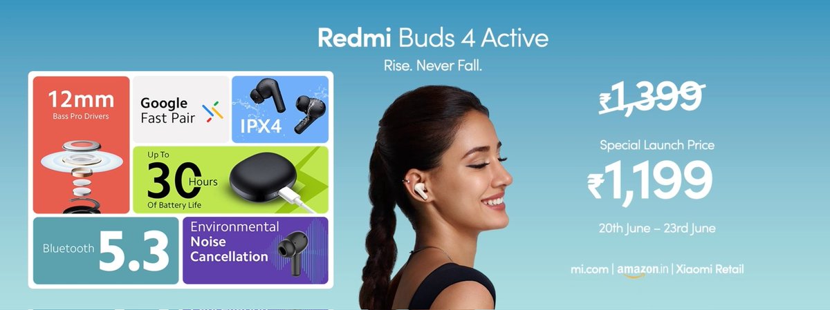 Redmi Buds 4 Active & Xiaomi Pad 6 Launched

#RedmiBuds4Active #XiaomiPad6