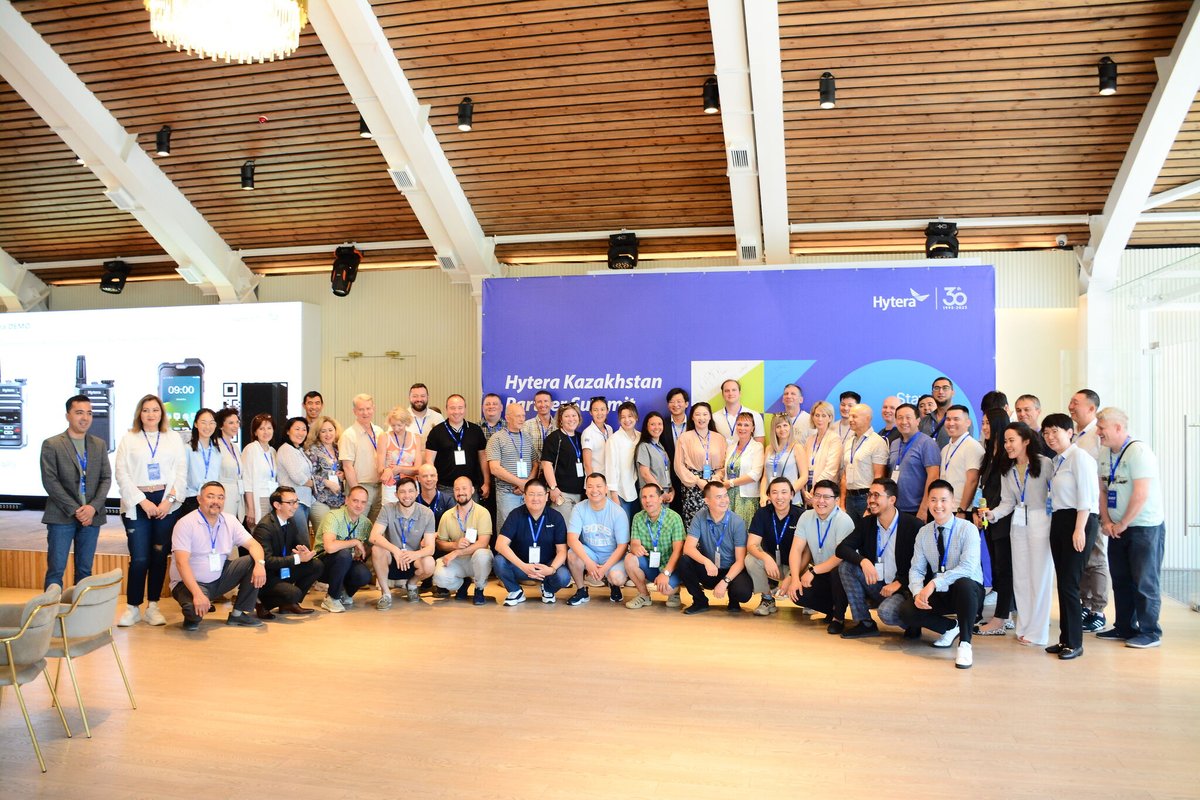 HyteraHYT's tweet photo. Hytera Kazakhstan hosted a partner conference celebrating our 30th anniversary and sharing new developments. We extend our gratitude to our partners for their invaluable contributions and look forward to continuing successful collaborations!
#Hytera #PartnerConference https://t.co/zl9RuPk4vX