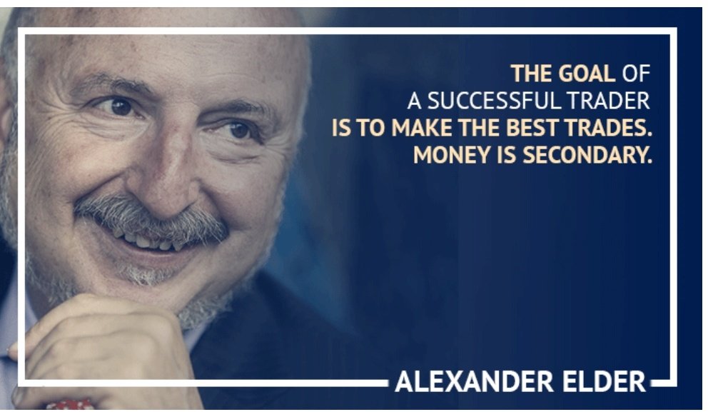 The goal of a successful trader is to make the best trades. Money is secondary.” - Alexander Elder 🙏🙏#share #Trader #TradingView #MoneyTalks  @AlexanderElder