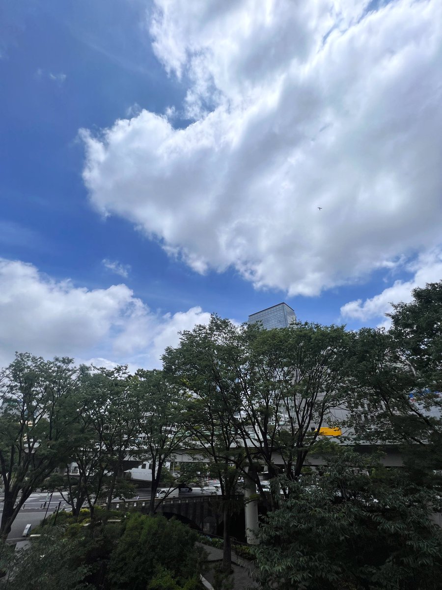 tetsu_71's tweet photo. 暑い💦
#今日の空
#キョウソラ
#イマソラ
#空
#空のある風景
#写真好きな人と繋がりたい
#iPhone_photo
#blue_sky
#cloud_sky
#scenery
#Japan
#Tokyo_sky
#sky
#street_shot
#snap_shot https://t.co/M1yXoG32jl