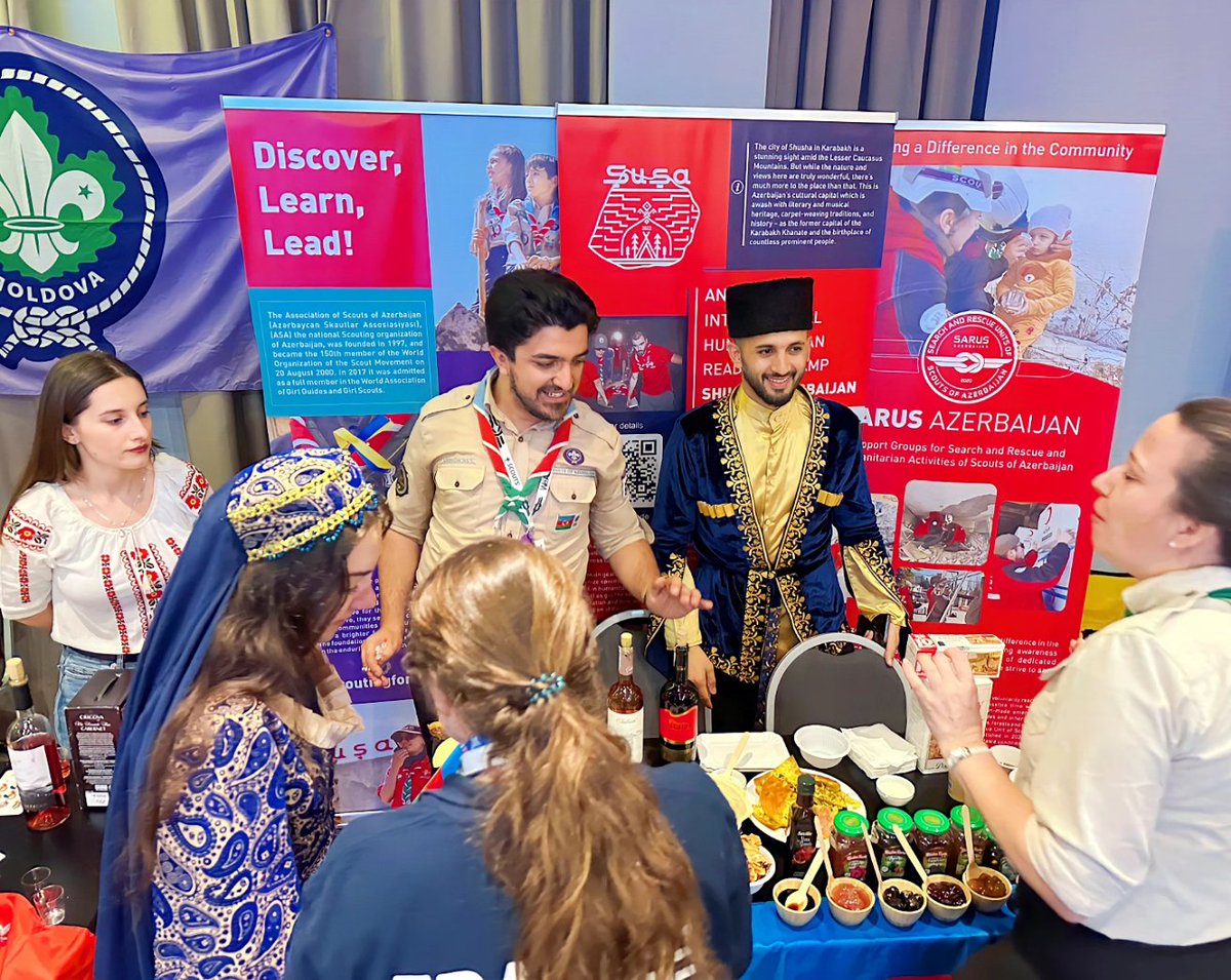 Scouts of Azerbaijan tweet media