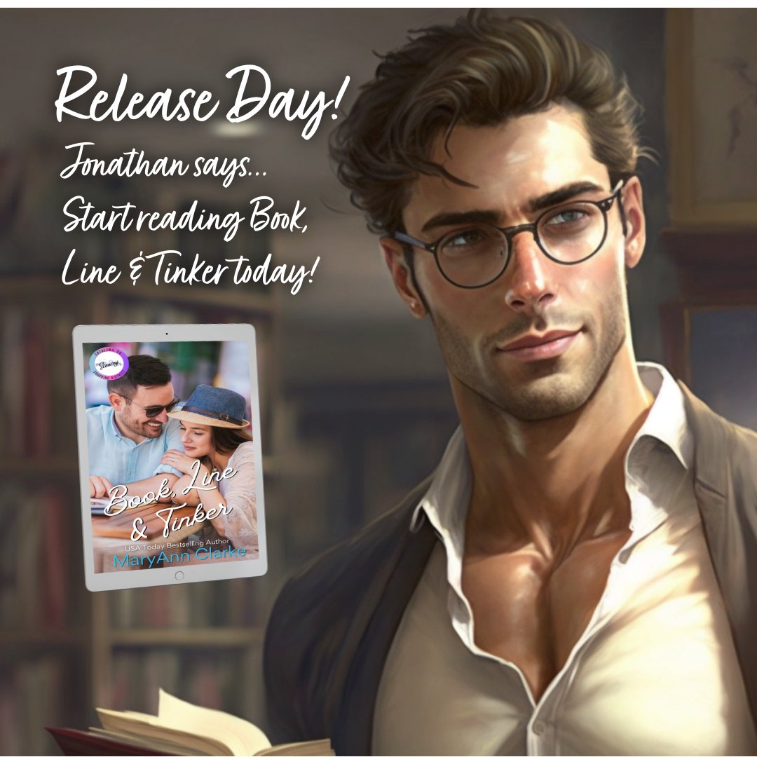 It's Release Day for Book, Line & Tinker!

Get your copy and start reading today.

FREE in Kindle Unlimited

amazon.com/Book-Line-Tink…

#romancebook #newromance #publishingday #smalltownromance #contemporaryromance #amreadingromance #enemiestolovers #bookstoreromance #writerslift