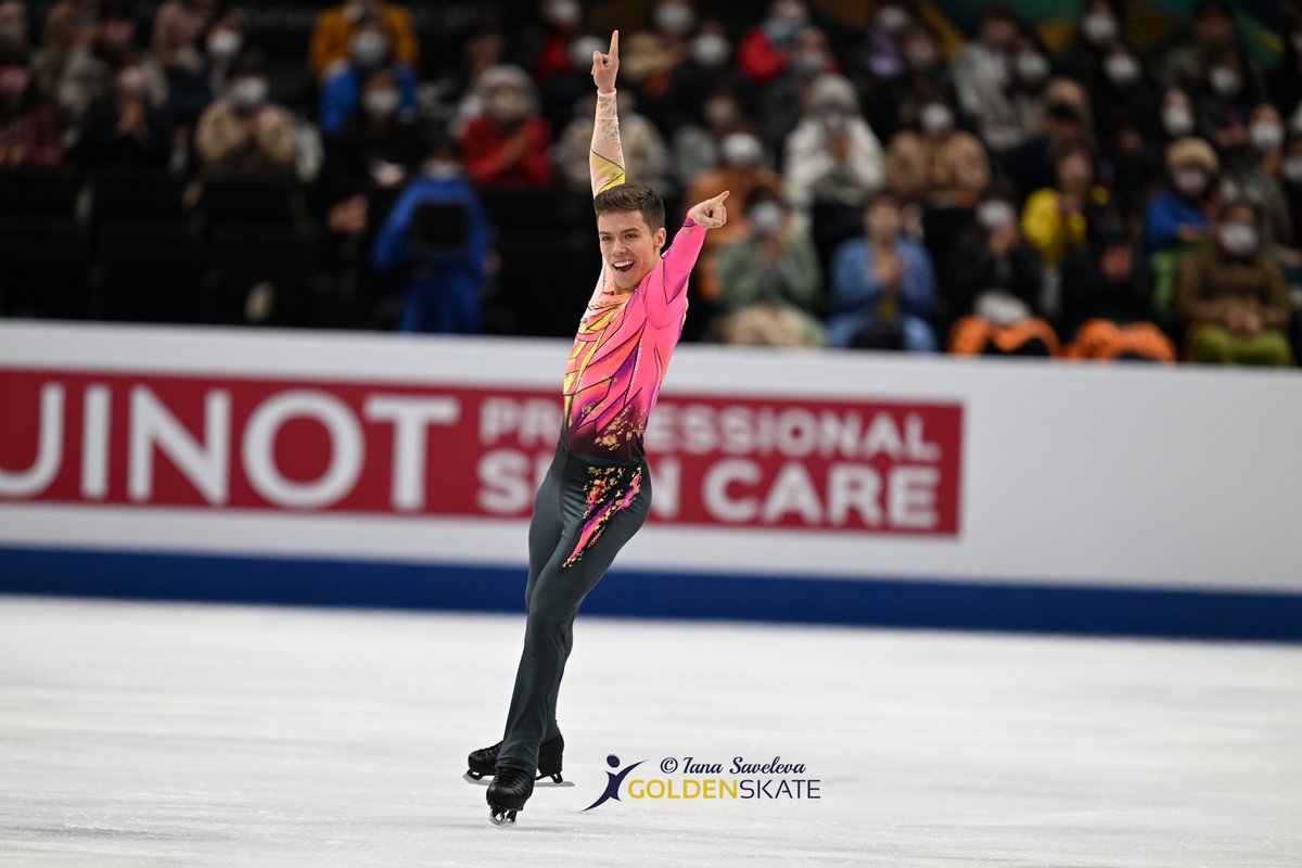 Happy Birthday 🎂 to Germany's 🇩🇪 #NikitaStarostin — the National 🥇! He earned new PBs at #IceChallenge (FS) 🥉& #WorldFigure (TS) this season 👏🏻 The skater enjoys music 🎧, Bikram Yoga 🧘‍♂️, and video games 🎮 📷 2022-23 FS 'Corner Of The Earth' and 'Canned Heat' #FigureSkating