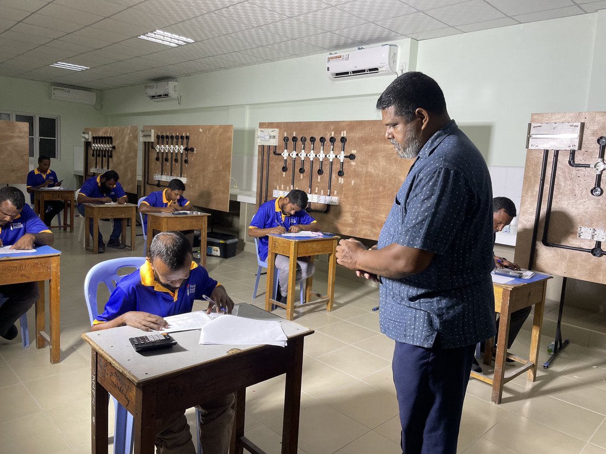 FenakaInstitute's tweet photo. Snapshots of Final MNSDA Theory Assessment for National Certificate 3 in Electrical Installation and Maintenance course Batch 3.

#fenakainstitute 
#TeamFenaka https://t.co/Qn3Z1KtBjl