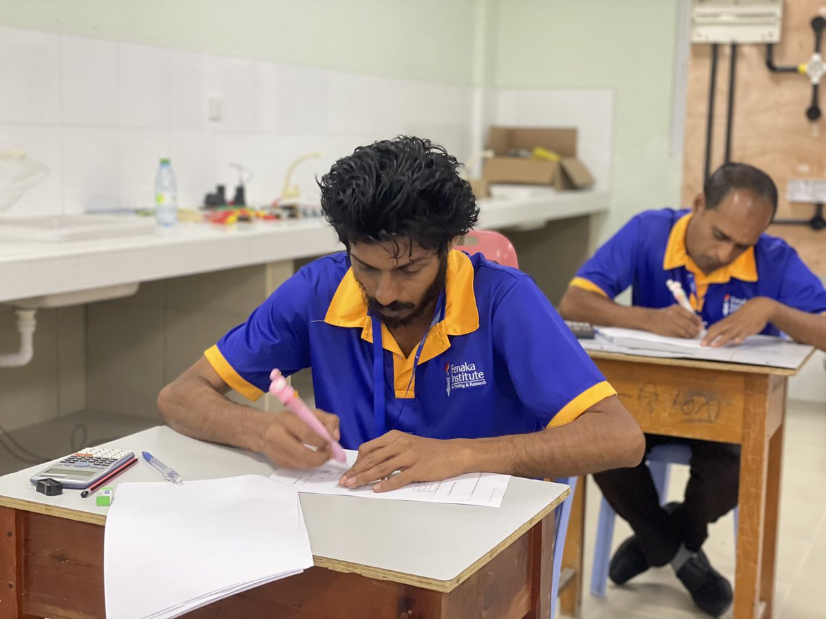 FenakaInstitute's tweet photo. Snapshots of Final MNSDA Theory Assessment for National Certificate 3 in Electrical Installation and Maintenance course Batch 3.

#fenakainstitute 
#TeamFenaka https://t.co/Qn3Z1KtBjl