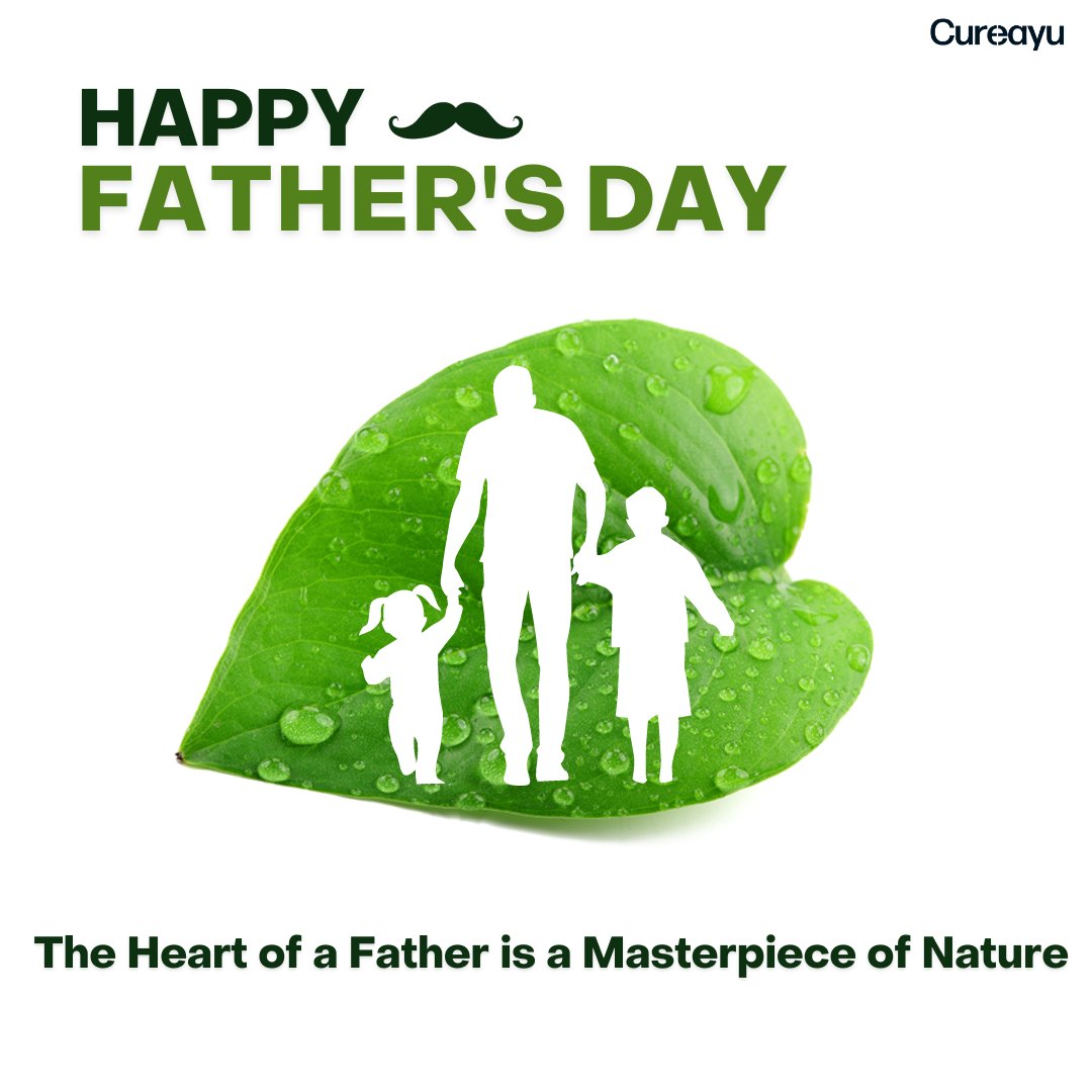 cureayu's tweet photo. The heart of a Father is a masterpiece of nature. Happy Father's Day!

#Cureayu #HappyFathersDay #FathersDay2023 #DadLove #Fatherhood #BestDadEver #SuperDad #ProudFather #ayurveda #herbalsupplements #masterpiece #nature https://t.co/YRNdFsF8o8