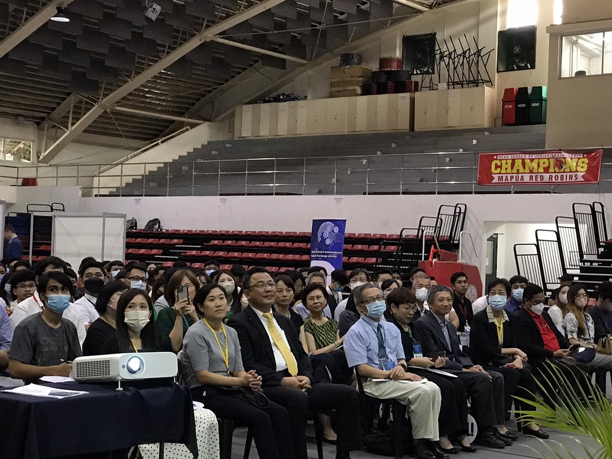 MapuaTNB's tweet photo. HAPPENING NOW: Taiwan's Ministry of Economic Affairs - Industrial Development Bureau, in partnership with Mapúa Career Services, is holding the 2023 Taiwan Semiconductor Talents Exchange Activity for students and alumni at the Intramuros Campus Gymnasium. https://t.co/xZOTHaTuLn