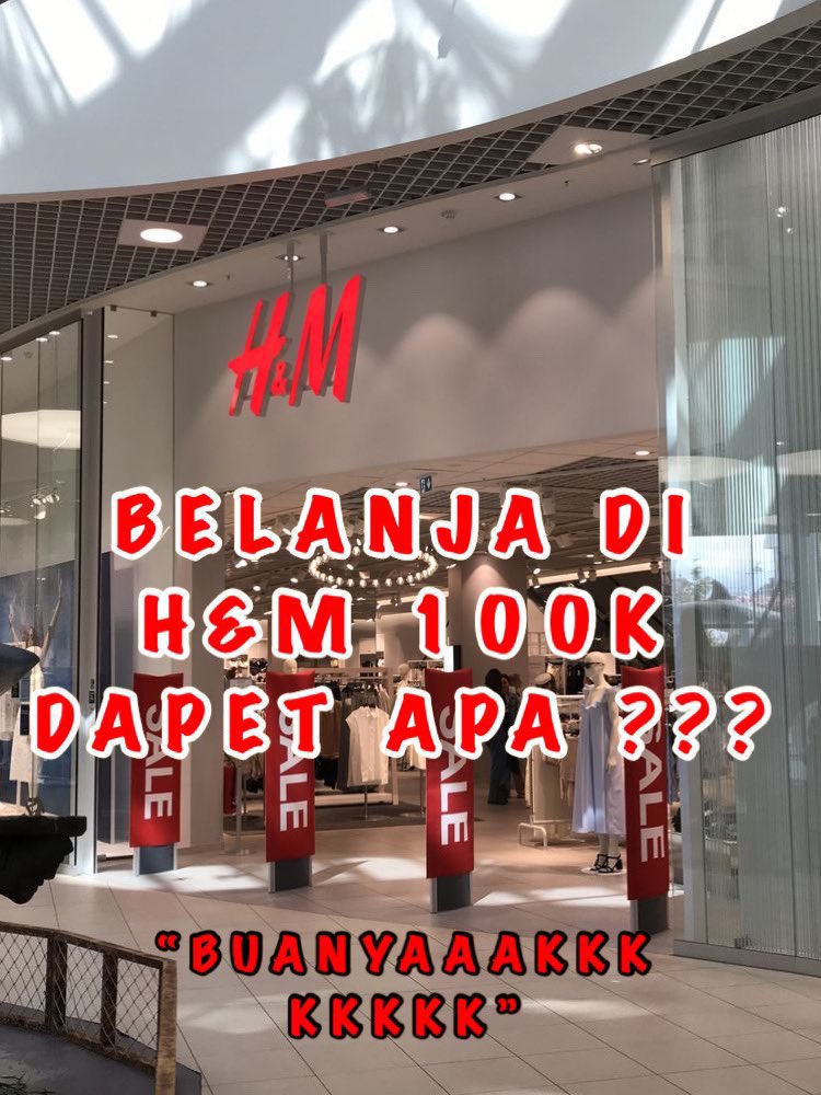 Alternatif hacks belanja di H&amp;M

-a thread-