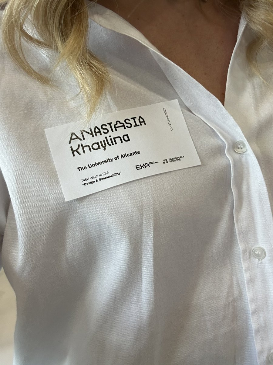 AnastasiaKhayli's tweet photo. We’ve made it here ✌🏻
#Transform4Europe #T4EUWeek #DiscoverTransform4Europe @ArtAcademyEKA https://t.co/0dZRFaDo1k