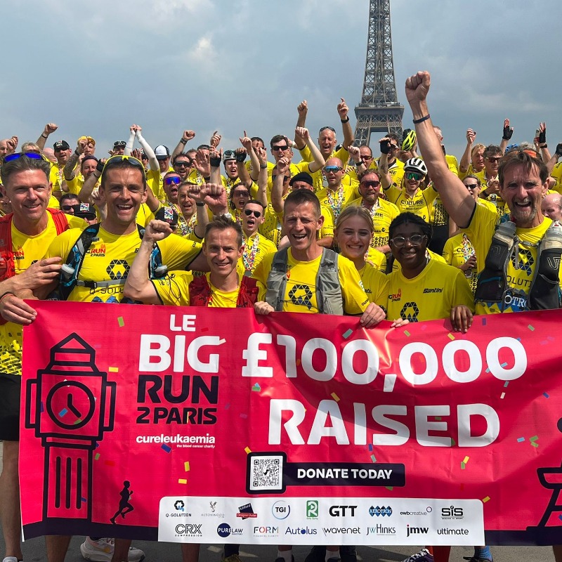 CureLeukaemia's tweet photo. Don't miss the legend that is @GautMatthew this morning as he speaks with @BBCSurrey about his epic £100,000 fundraising challenge, culminating at the Eiffel Tower on Sunday evening. 

Tune in from 8:40am today! 

#Run2Paris #BloodCancer #ClinicalTrials #ChildhoodCancer