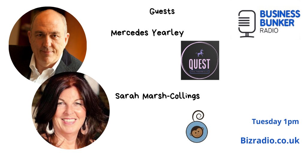Paul Andrews (@vanillaweb) on Twitter photo Today 1pm on the #BBunker Radio Show with me & <a href="/julesserkin/">jules serkin</a> our guests are
Mercedes Yearley <a href="/questcic/">Mercedes Yearley</a>
Sarah Marsh-Collings <a href="/smarshcollings/">Sarah Marsh-Collings</a>
@babelmonkeyme
All the details & tune in here ==> buff.ly/PXwpCt Today 1pm on the #BBunker Radio Show with me & <a href="/julesserkin/">jules serkin</a> our guests are
Mercedes Yearley <a href="/questcic/">Mercedes Yearley</a>
Sarah Marsh-Collings <a href="/smarshcollings/">Sarah Marsh-Collings</a>
@babelmonkeyme
All the details & tune in here ==> buff.ly/PXwpCt