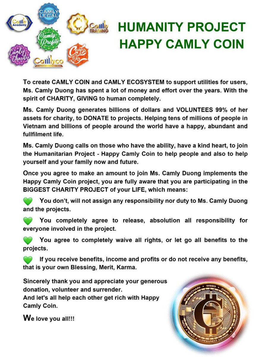 CamlyWorldGr's tweet photo. Happy Camly Coin😍😍 https://t.co/LGaefiOjf1