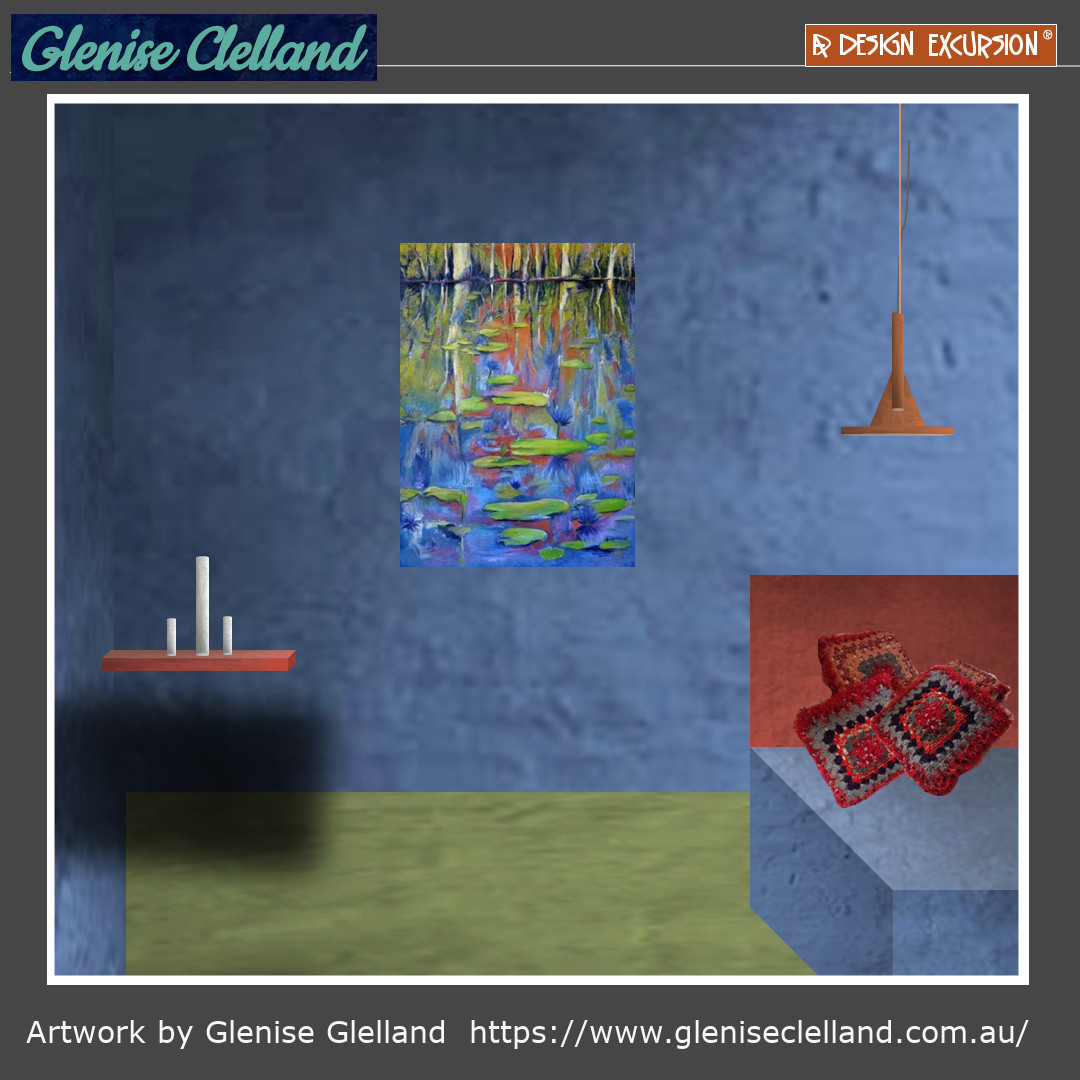 designexcursion's tweet photo. Glenise contrasts with red orange
#interiordesign #splitcomplementary #australianart by #gleniseclelland #adesignexcursion https://t.co/J09XwDQ8t9