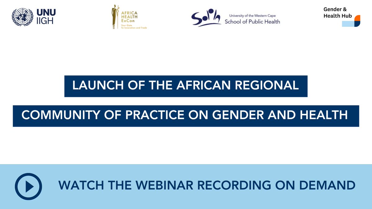 Gender & Health Hub (@genderhealthhub) on Twitter photo We are still losing lives.
Women & their children, especially in Africa, suffer from preventable conditions & many factors frustrate our ability to attain the goals we have envisioned, this is why the African CoP is so timely - <a href="/agnesbinagwaho/">Agnes Binagwaho</a>
➡ go.unu.edu/GtvoG We are still losing lives.
Women & their children, especially in Africa, suffer from preventable conditions & many factors frustrate our ability to attain the goals we have envisioned, this is why the African CoP is so timely - <a href="/agnesbinagwaho/">Agnes Binagwaho</a>
➡ go.unu.edu/GtvoG