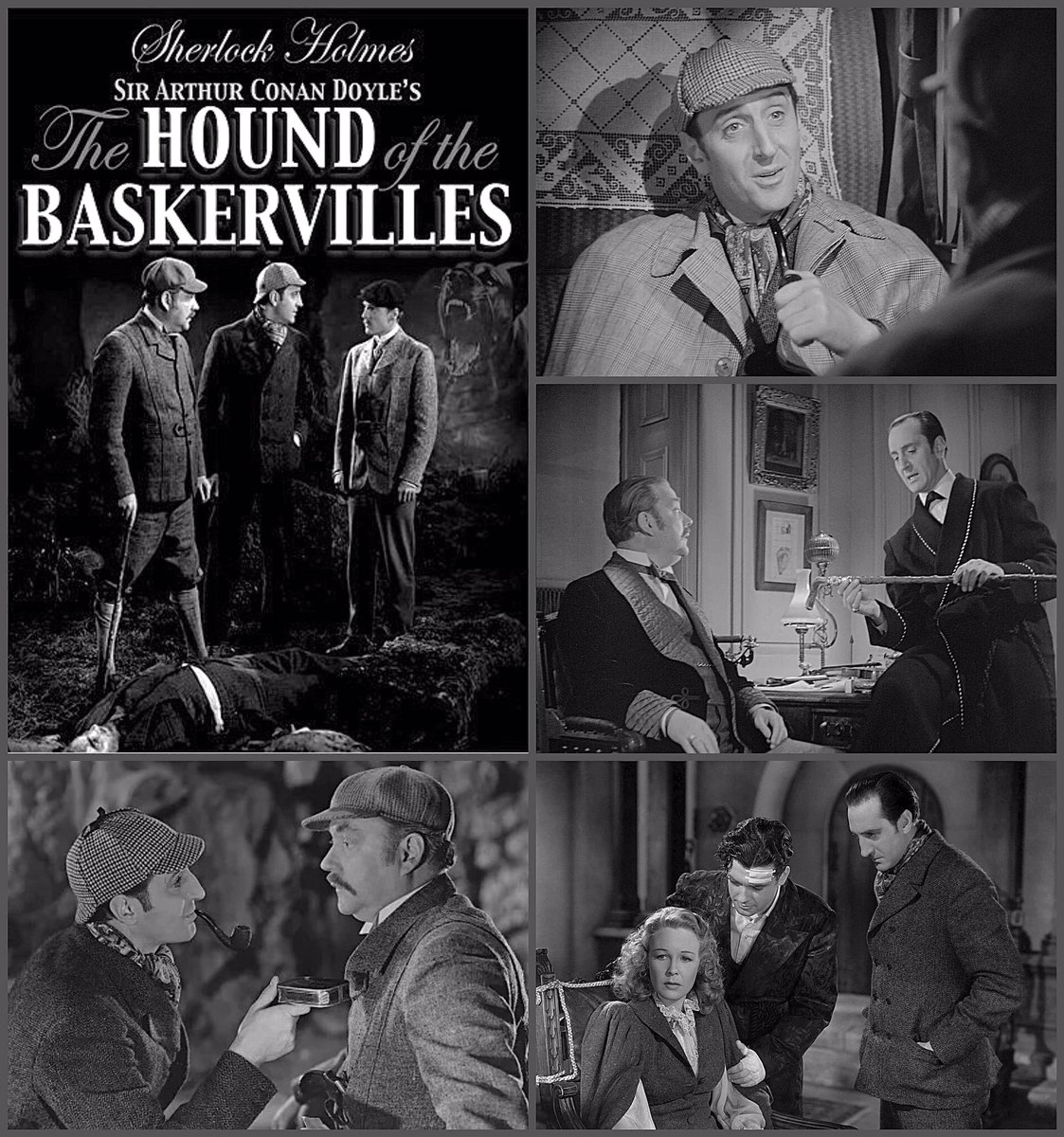 Basil Rathbone, Nigel Bruce, Richard Greene, Wendy Barrie “THE HOUND OF THE BASKERVILLES” (1939) dir. Sidney Lanfield

🎬#FilmTwitter

#20thCenturyFox