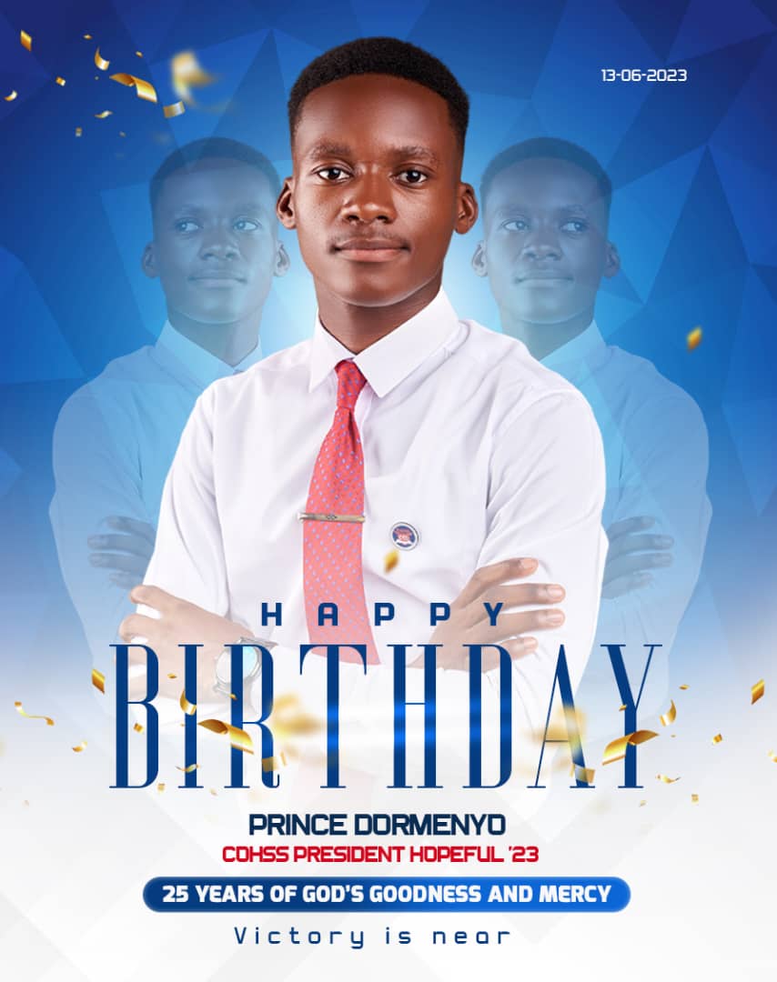 Victory is near! 🤍

#25thBirthday #DORMENYO4COHSS #KNUST