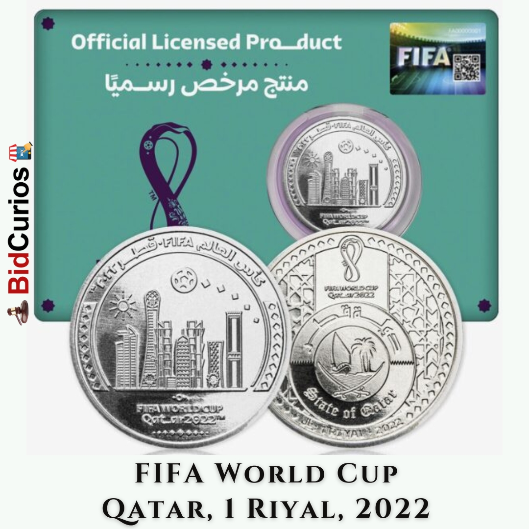 🌍⚽ FIFA World Cup Qatar 2022, 1 Riyal Coin Card🌍⚽

Own it from: bit.ly/43ViINz

#BidCurios #CoinEnthusiast #CollectibleCoins #viralpost #pic #1 #INDIA