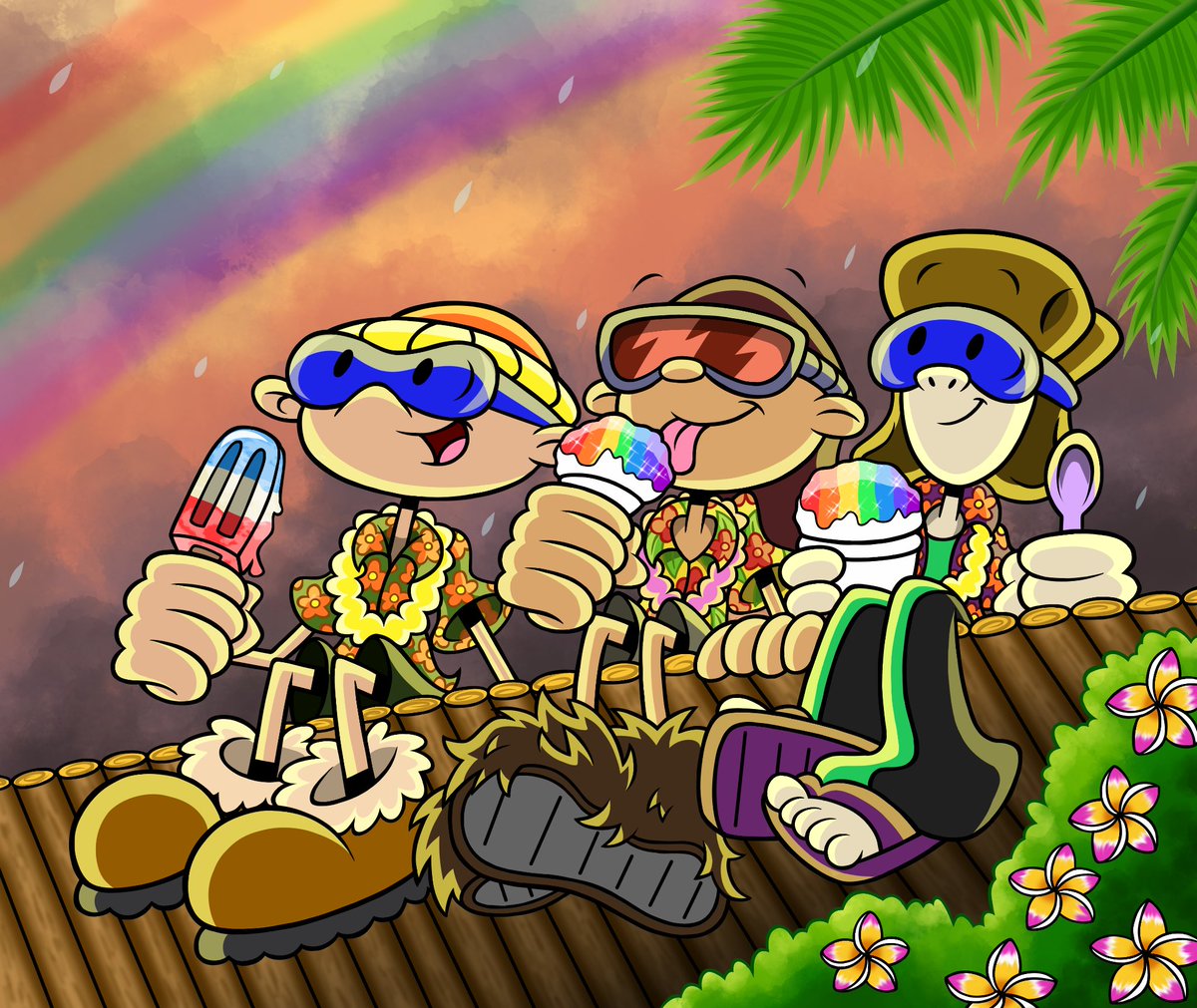 Another day in paradise 🌈🌴🌺

#knd #kidsnextdoor #codenamekidsnextdoor #numbuh30c #sectorh #summervibes #tropicalvibes #tropicalparadise #myfanart