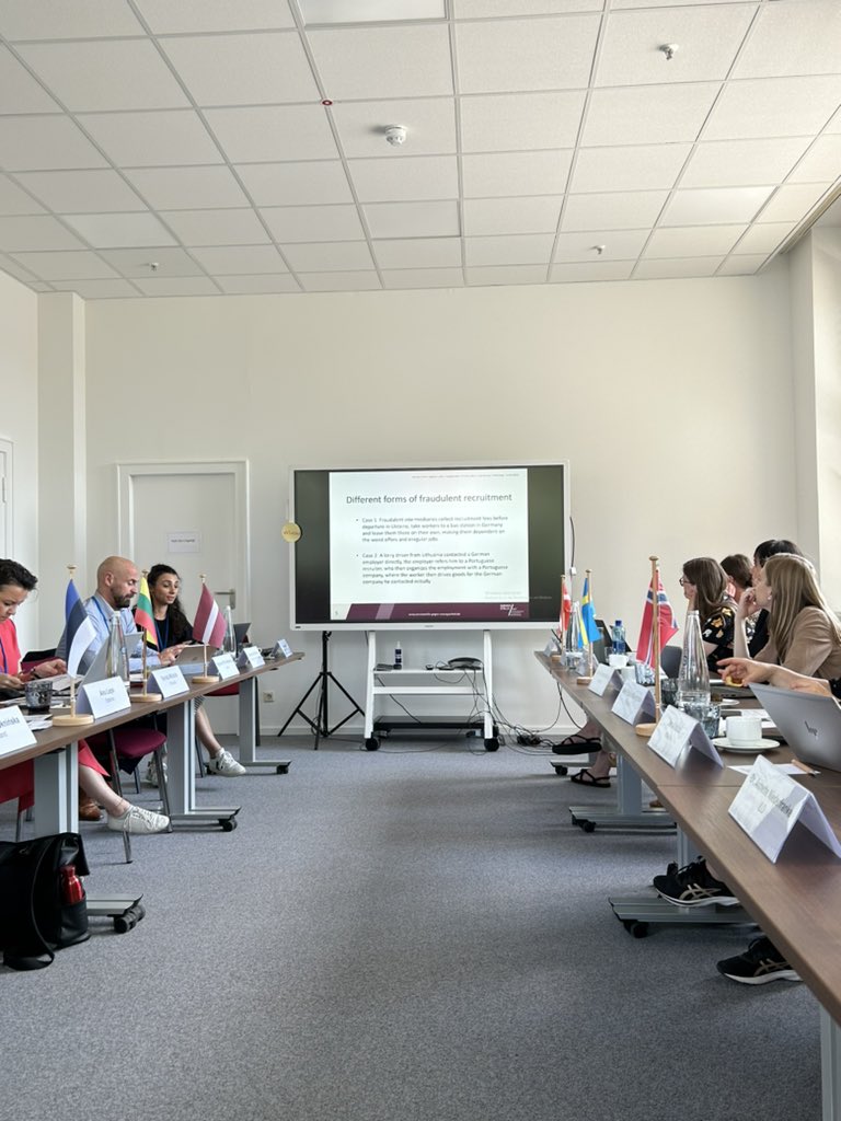 Two days of discussing labour exploitation and fair recruitment at our final TF-THB meeting of the 🇩🇪 Presidency. We thank 🇩🇪 and the @BMAS_Bund for a highly active presidency and for their solid support for our joint work (and for the guided tour at Tempelhof). Danke!