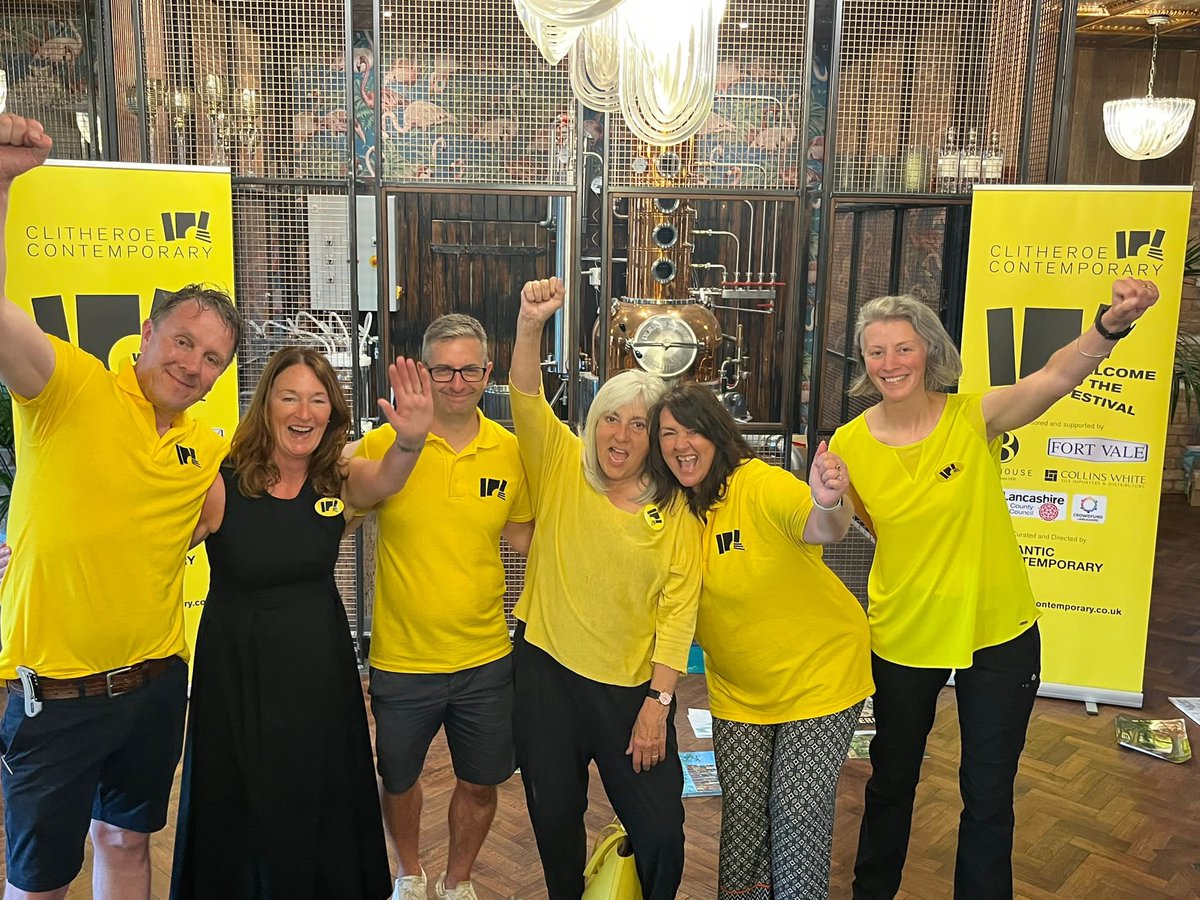 bevart_designs's tweet photo. We have just had the best weekend of ART our town has ever seen there was a new festival in town. Clitheroe Contemporary Art Festival!! It was fantastic 🎉 from idea to fully funded to a great spectacle. We did it!! Super proud of all the team!! #clitheroe #art @longitudeart https://t.co/MCYbMPTSqu