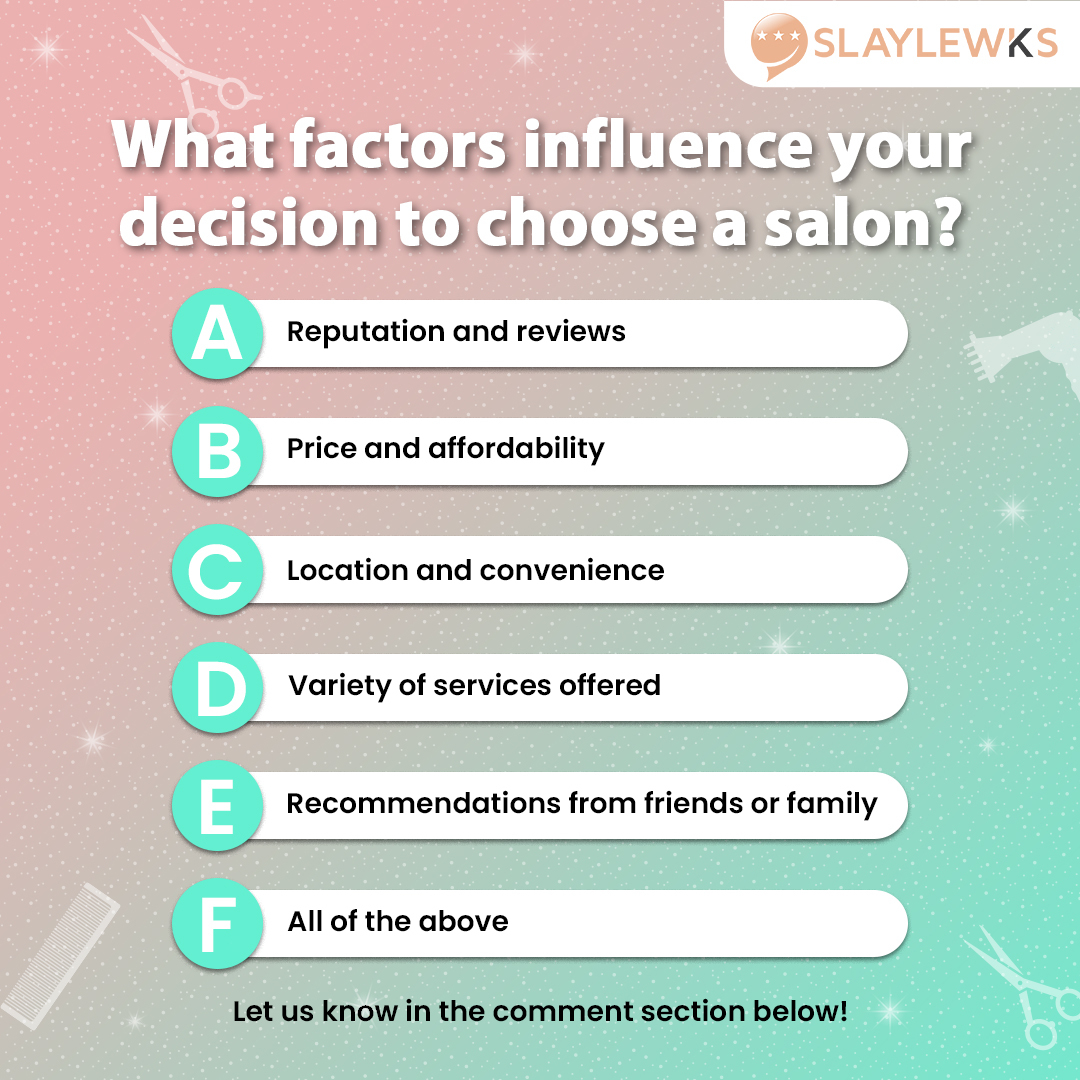 Let us know in the comment section below!
.
.
.
.
.

#slaylewks #salons #chennaisalons #salon #chennaisalon #salonschennai #salonservices #chennaisalonservices #chennaisalonservice
