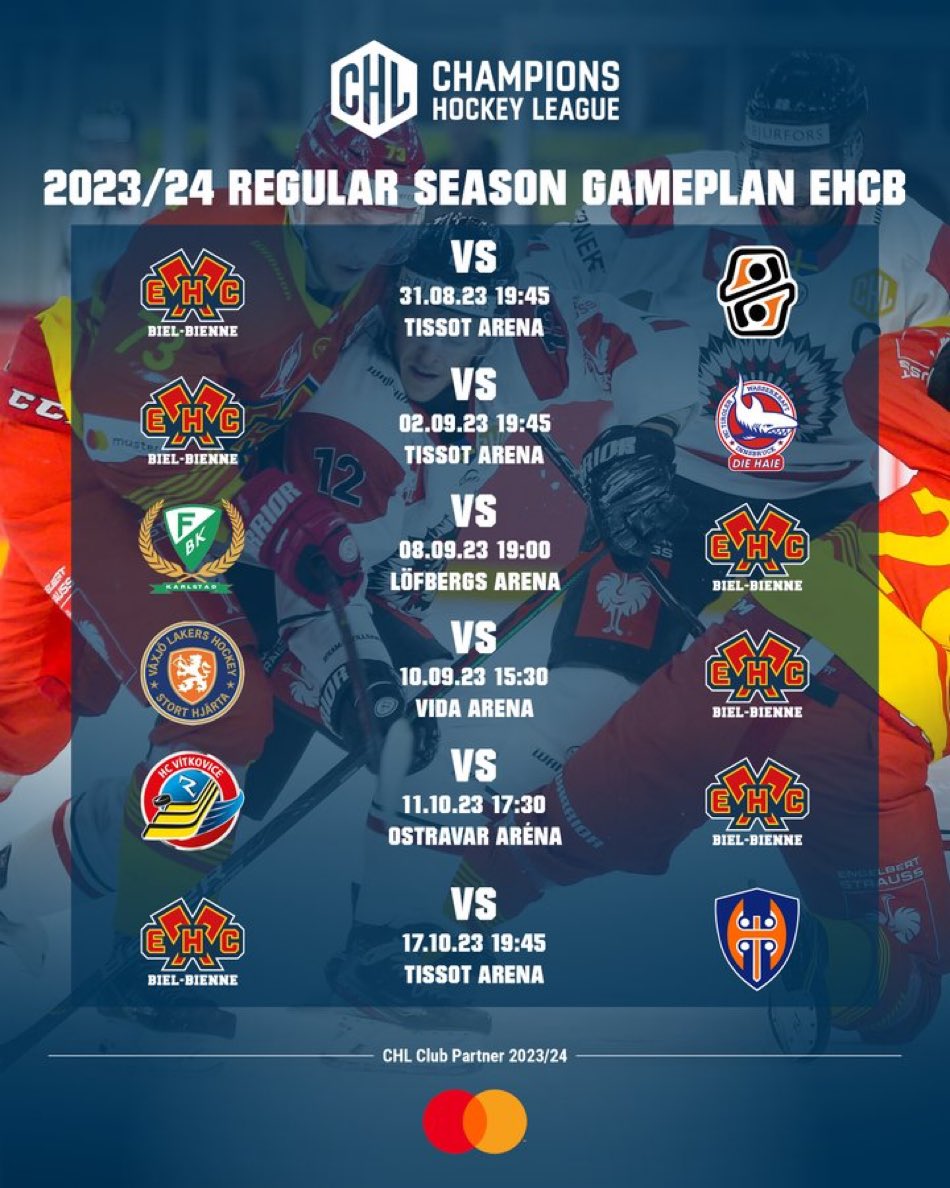Gameplan <a href="/championshockey/">Champions Hockey League</a> <a href="/ehcbiel/">EHC Biel-Bienne</a>